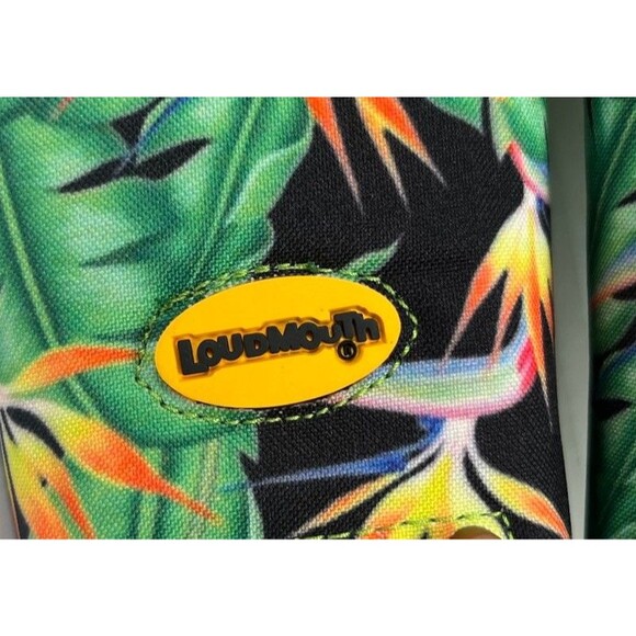 Loudmouth 10.5 Men’s Logan Driving Loafers Leather Bora Tropical Botanical NIB - Picture 10 of 14